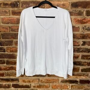 Gap Gray V-Neck Pullover Knit Sweater Women's Size Small